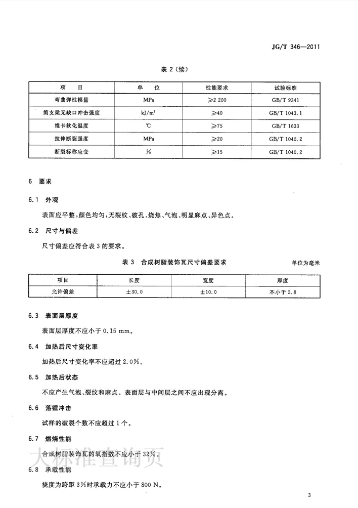 合成樹脂瓦行業標準圖3